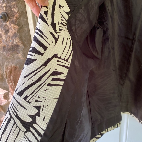 SCOTT TAYLOR Women’s Blazer Black & White Size 1X - Picture 4 of 7